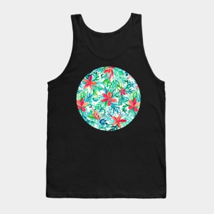 Paradise Floral - a watercolor pattern Tank Top